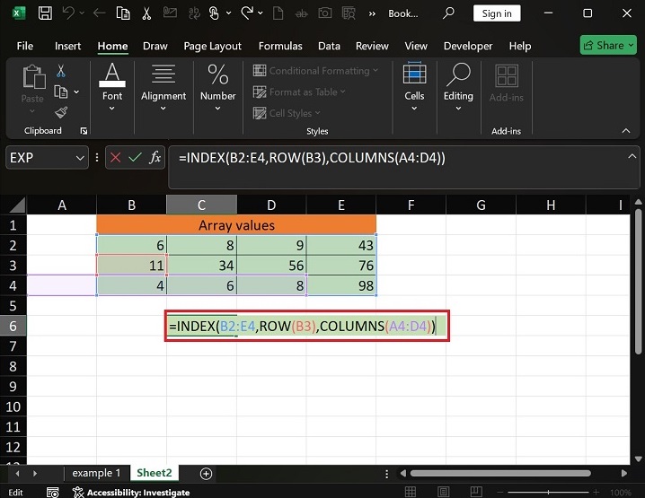 Extracting Last Cell Value in Array1