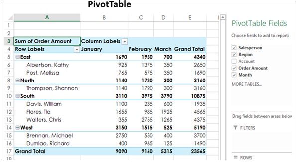 GetPivotData 函数