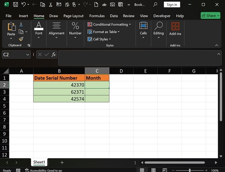 如何在 Excel 中自动添加月份1