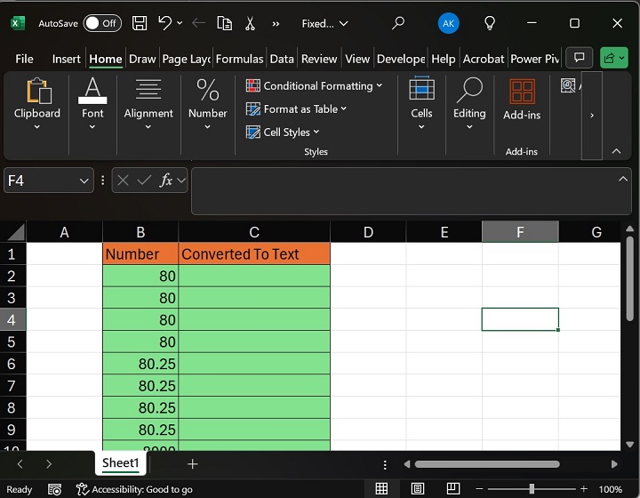 如何在 Excel 中使用 FIXED 函数