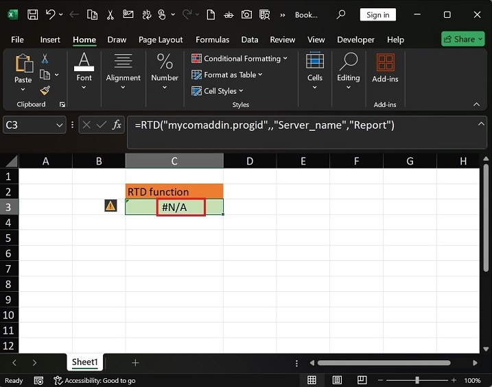 RTD 函数在 Excel2 中的作用是什么