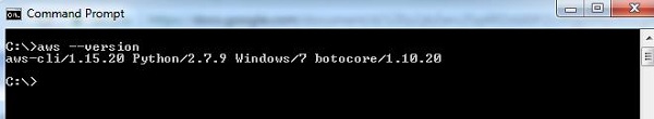 AWS Cli Version