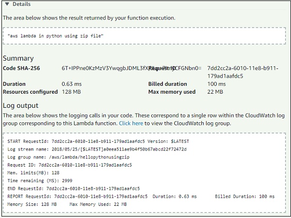 Corresponding Output