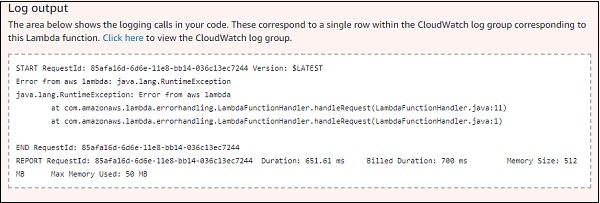 Error processing Output