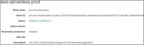 Serverless Prod