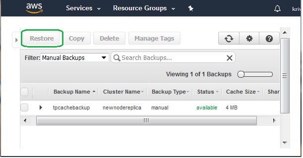 Cluster Backup 4 