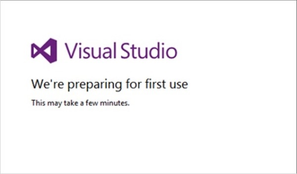 打开 Visual Studio
