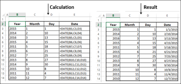 DATE 函数