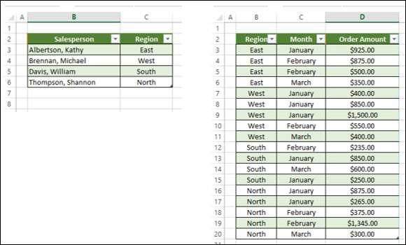 添加 Excel 表格