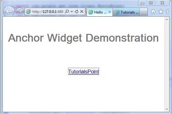 GWT Anchor Widget