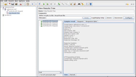 WS Sample Result