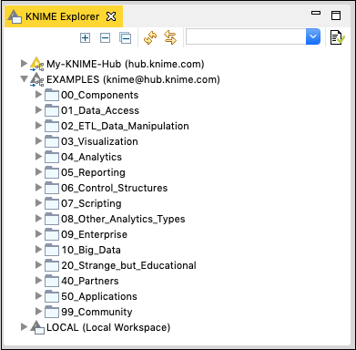 KNIME Explorer