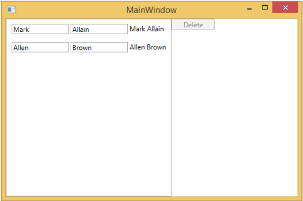 View and ViewModel Communication MainWindow3