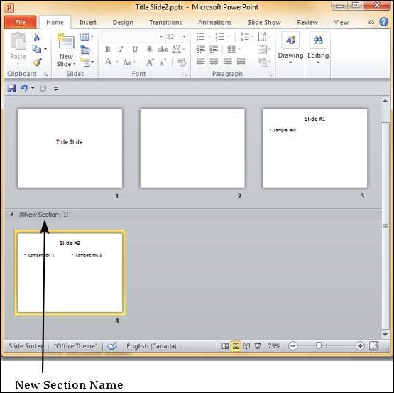 Microsoft PowerPoint 2010