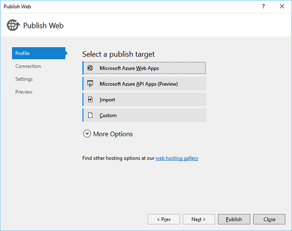 Microsoft Azure Web 应用