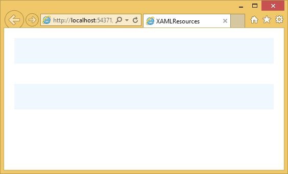 XAML 资源