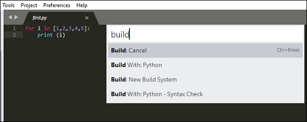 使用 Python 构建