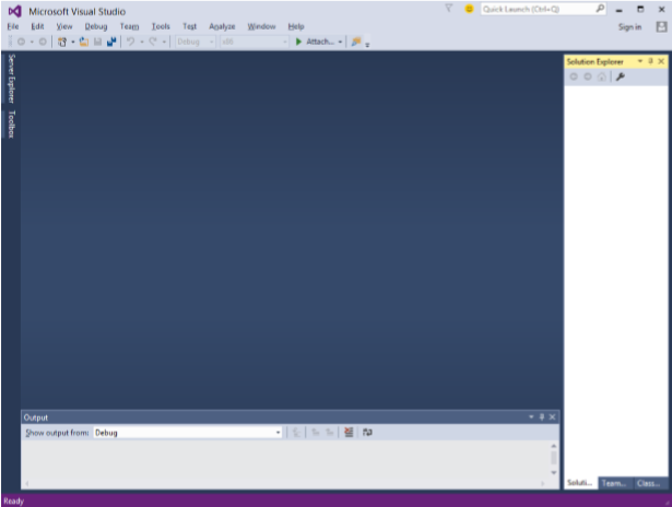 Visual Studio 窗口